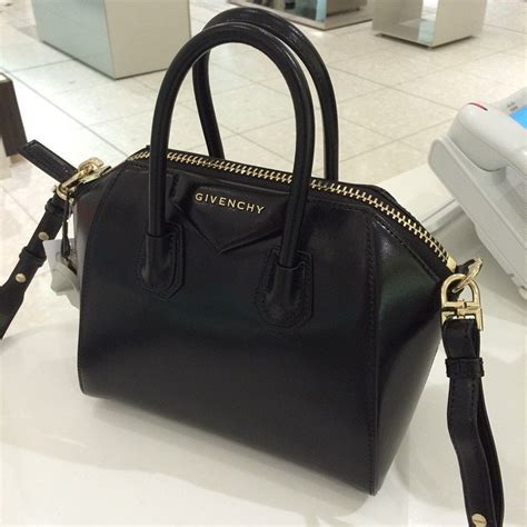 givenchy antigona mini patent leather duffel bag|Givenchy mini top handle bag.